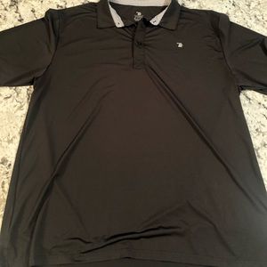 Mens XL Golf Shirt- short sleeve- Black